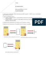 Experiment I: Resistors & Circuit Characteristics