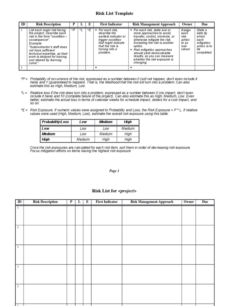 Project Risk Management Guide | PDF | Finance & Money Management