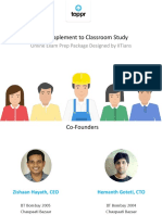 Best Supplement To Classroom Study: Online Exam Prep Package Designed by Iitians