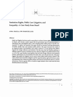 Barcellos, Ana Paula De_ Sanitation Rights, Public Law Ligigation, And Inequality_ 16-35