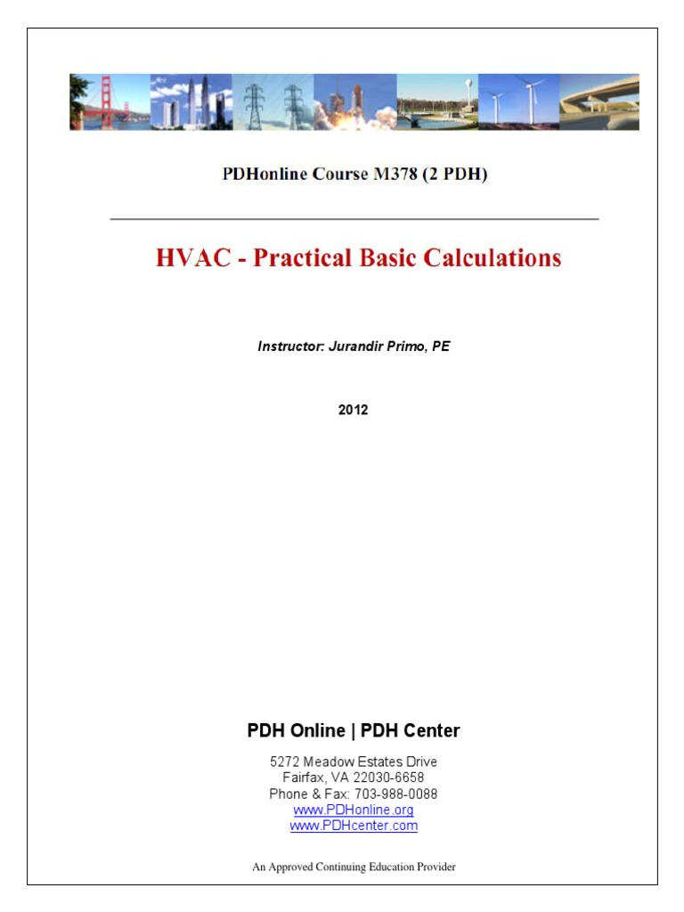 HVAC - Practical Basic Calculation PDF | PDF | Hvac | Humidity