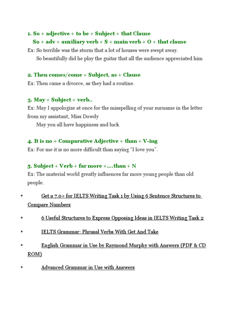 Compound sentences for ielts picture
