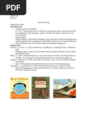 Writing Unit