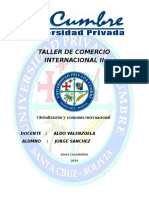 Taller de Comercio Internacional II