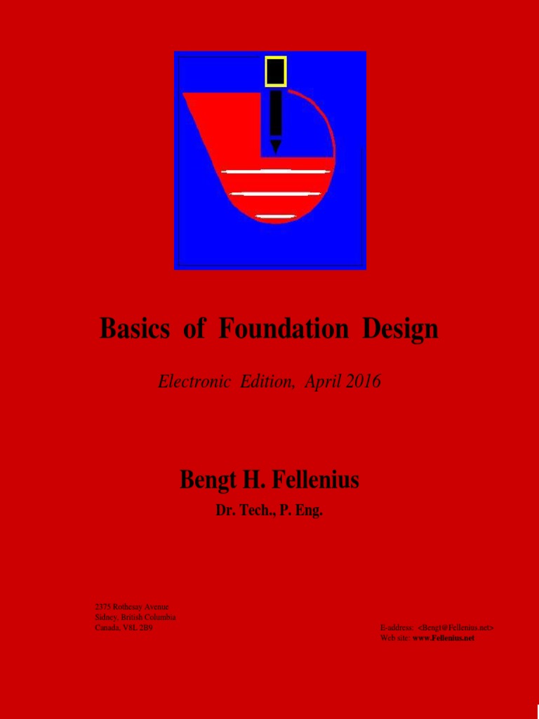 Basics of Foundation Design PDF Density Deep Foundation