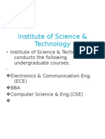 Institute of Science &amp Technology