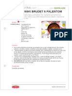 Dalmatinski Brudet S Palentom PDF
