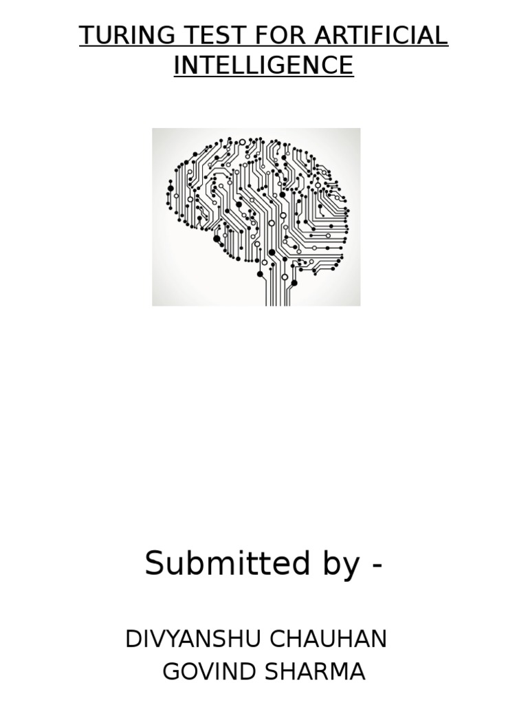 Turing Test for AI Evaluation | PDF | Areas Of Computer Science ...