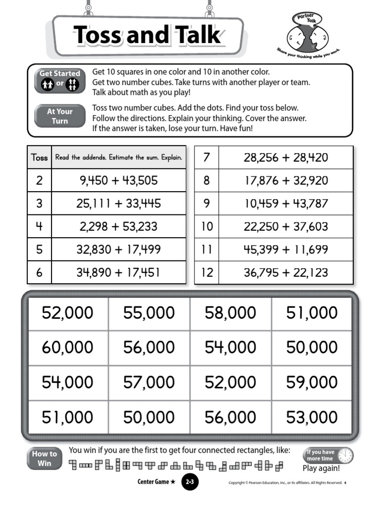 Toss and Talk: Get Started or at Your Turn | PDF