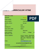 Curriculum Vitae.