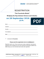 Registration for Fraunhofer Model Presentation