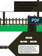 KESESUAIAN KEBIJAKAN EKONOMI KONVENSIONAL DALAM KEBIJAKAN PEMBANGUNAN.pptx