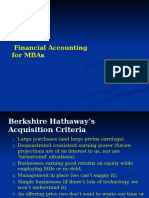 Module 1 - Financial and Managerial Accounting for MBA