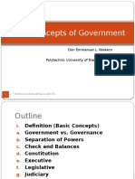Basic Concepts of Government