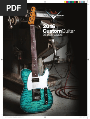 2016 Fender Custom Shop Quote Guide