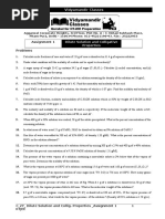 C - 2Y - Dilute Solution and Colligative Properties - Assignment 1