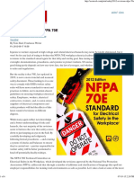 2012 Revisions to NFPA 70E