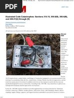 Illustrated Code Catastrophes - Sections 314.15, 300.5 (B), 300.6 (B), and 240