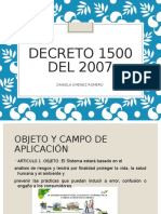 Decreto 1500 Del 2007