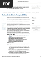 Failure Mode Effects Analysis (FMEA) - ASQ