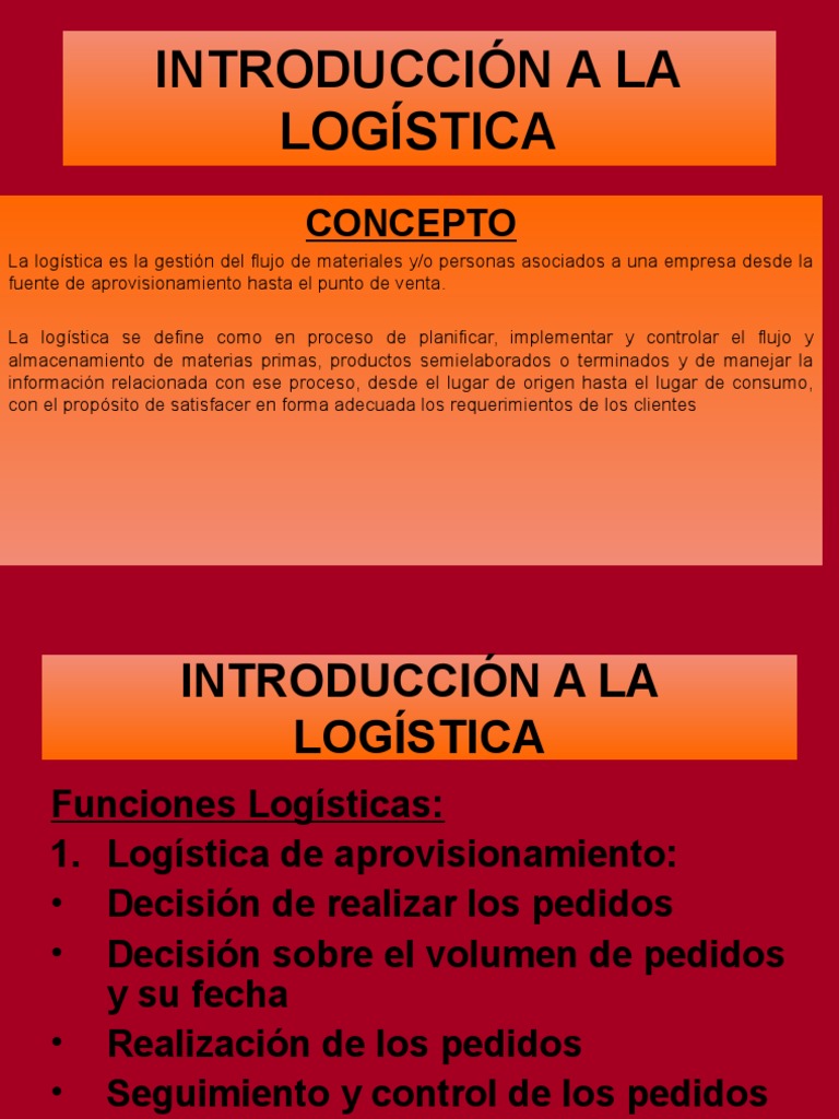 Introduccion a la logistica material para el parcial (2