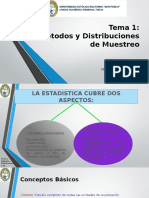 Tema 1: Parte 1: Metodos y Distribuciones de Muestreo