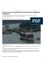 Nuevos estudios respaldan teoría sobre mayor antigüedad de Panamá.pdf