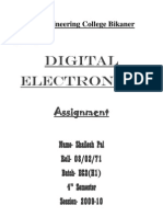 Combinational Logic Circuit Assignment