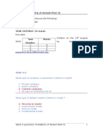 Week 4 Probability of Default Models