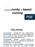 Community - Based Nursing