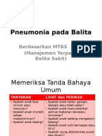 Pneumonia MTBS 2015