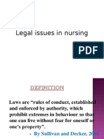 Legal Issues in Nursings