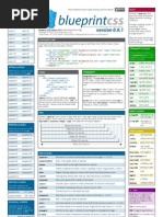 Download Blueprint CSS framework version 091 cheat sheet  by Gareth J M Saunders SN32360308 doc pdf