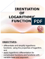 Lesson 22.derivative of Logarithmic Functions