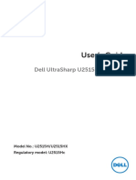 Dell U2515h Monitor User's Guide en Us