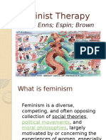 Feminist Therapy: Miller Enns Espin Brown