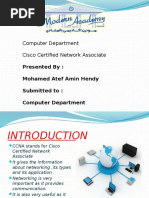 Computer Department Cisco Certified Network Associate