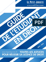 Guide de L'etudiant de Droit