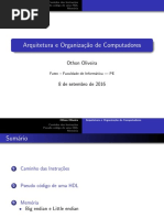 Caminho dos e instruções dentro do processador