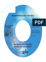 66G-00944 Windows Vista Home Basic 32-Bit Romanian DVD