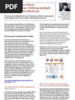 Download Government-To-Citizen Communications - Using Multiple Digital Channels Effectively by Liz Azyan SN32362140 doc pdf