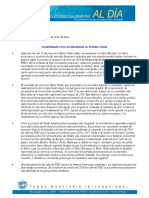 Incertidumbre Tras El Referéndum en El Reino Unido FMI PDF