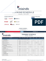 Training Schedule Inixindo SBY S1 2016 R1