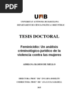 Tesis Doctoral Feminicidio
