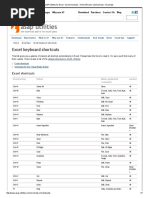 ASAP Utilities For Excel - Excel Shortcuts - A List of Excel's Shortcut Keys - Excel Tips PDF