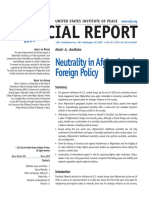 SR360 Neutrality in Afghanistan's Foreign Policy