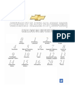 Chevrolet Blazer s10 (1995-2003) Manual de Despiece PDF