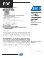 16-Megabit 2.7-Volt Only Serial Firmware Dataflash Memory At26Df161