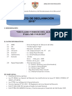 Proyecto Dedeclamación Spelucin