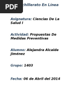 1403 Propuestas de Medidas Preventivas CS I